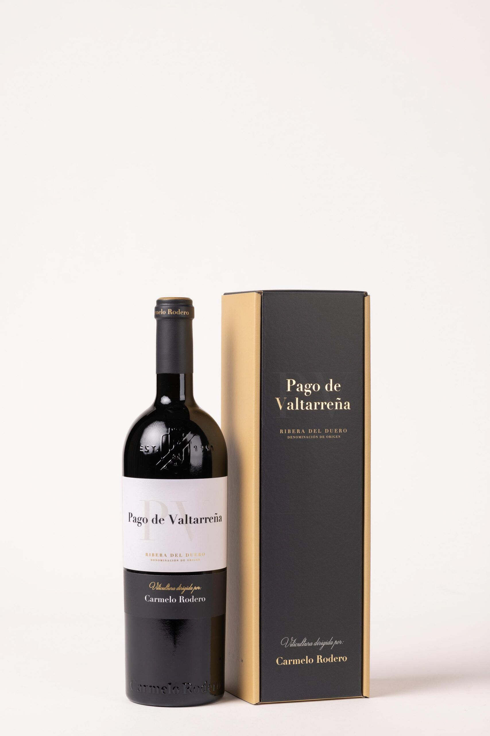 Estuche de madera exclusivo del vino Pago de Valtarreña