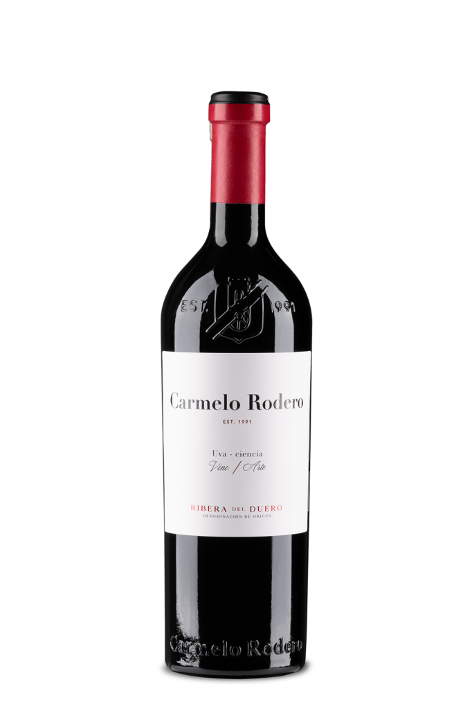Nueva etiqueta Carmelo Rodero crianza 1 Fotografia botella carmelo rodero